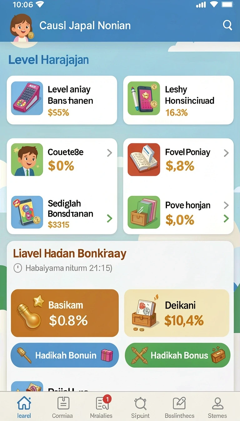 567luck - Tampilan antarmuka yang menarik dan mudah digunakan.