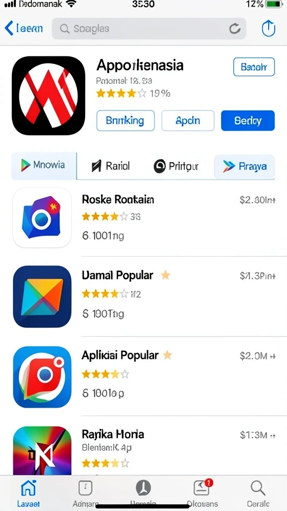 ariestogel - Tampilan antarmuka yang modern dan menarik.