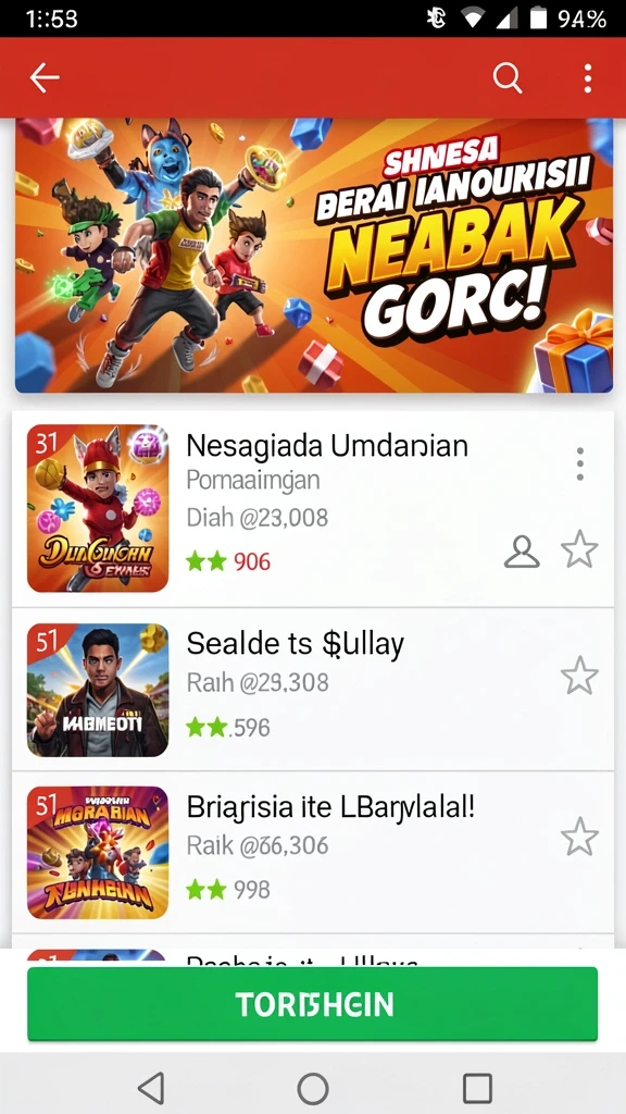 bandarcolok - Tampilan awal aplikasi BANDARCOLOK yang menarik.