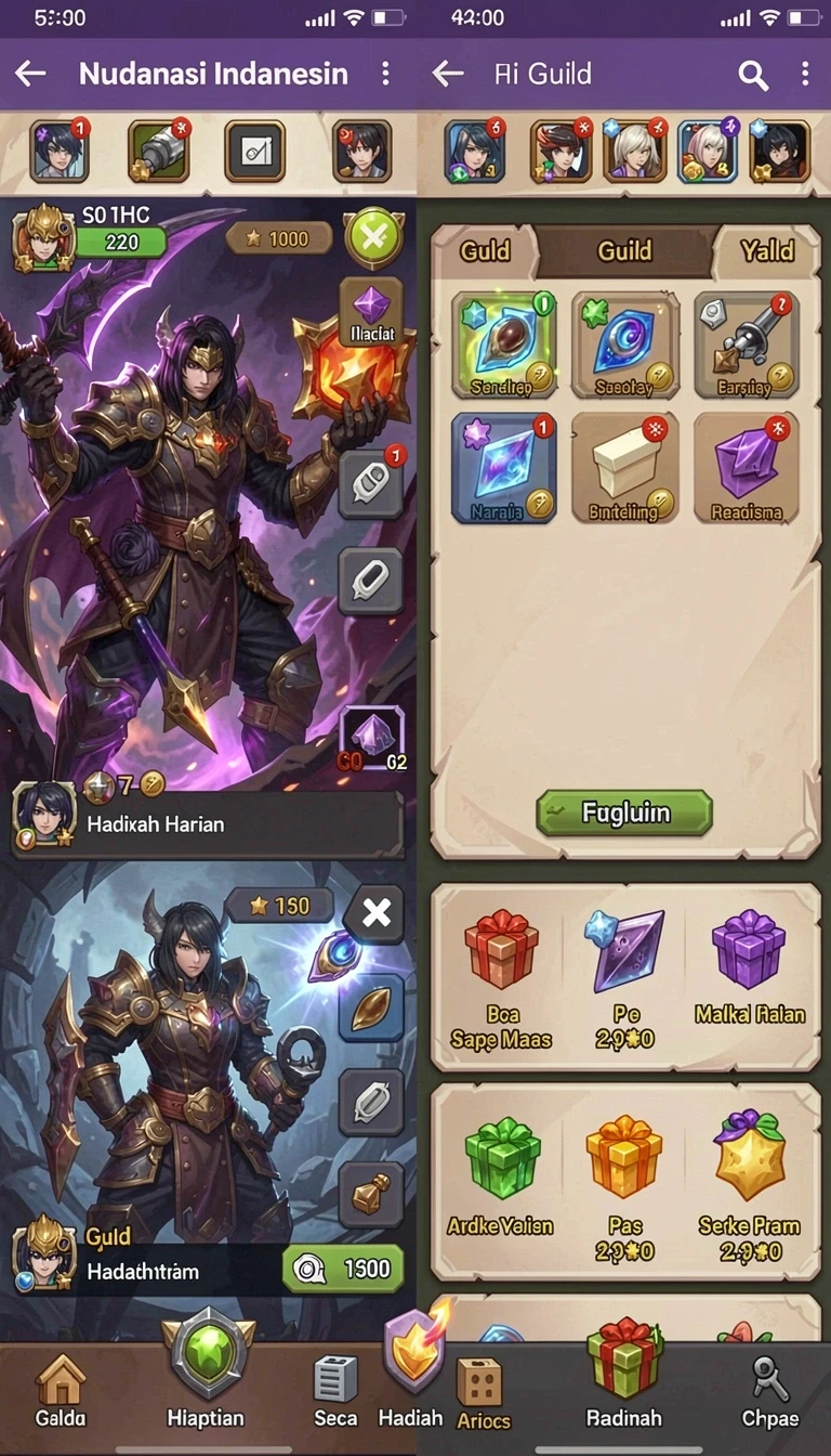 furla77 - Menampilkan karakter utama dalam aksi seru.