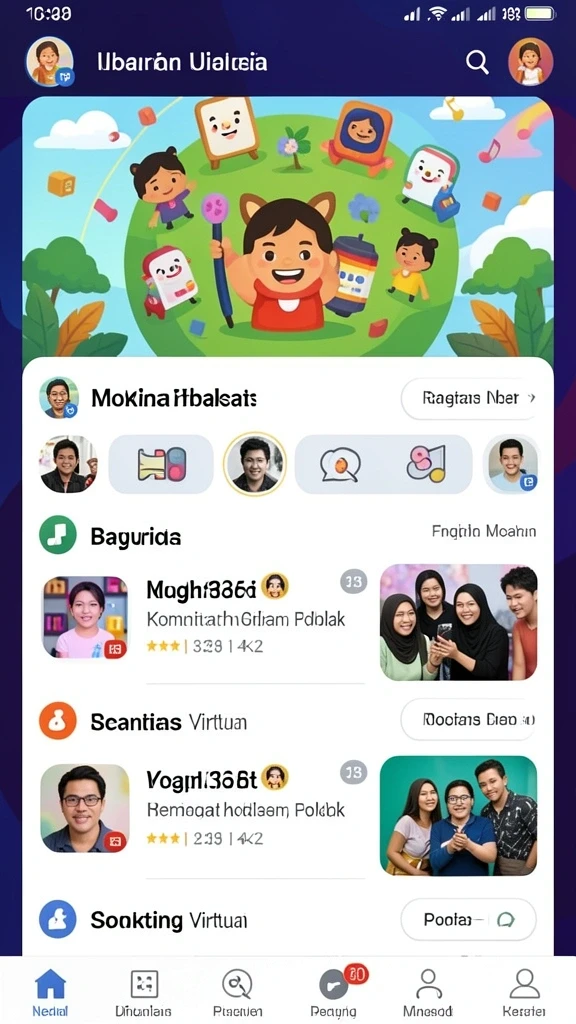 gogorummy - Tampilan antarmuka yang intuitif dan mudah dipahami.