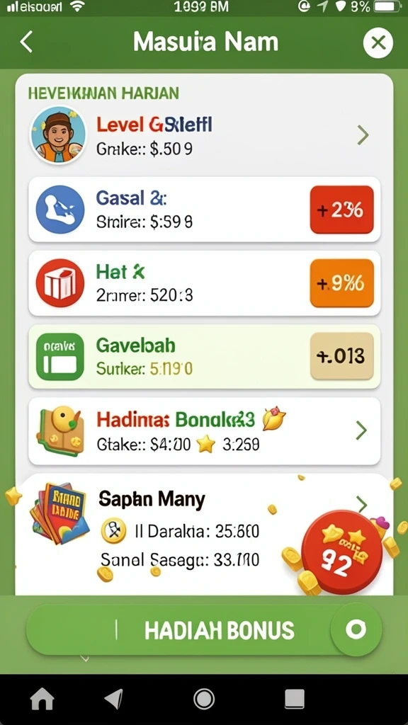 gogorummy - Fitur turnamen yang menguji skill bermain Anda.