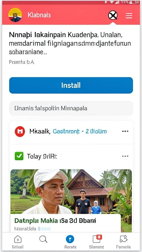 kilat77 - Menu pengaturan yang mudah diakses dan user-friendly.
