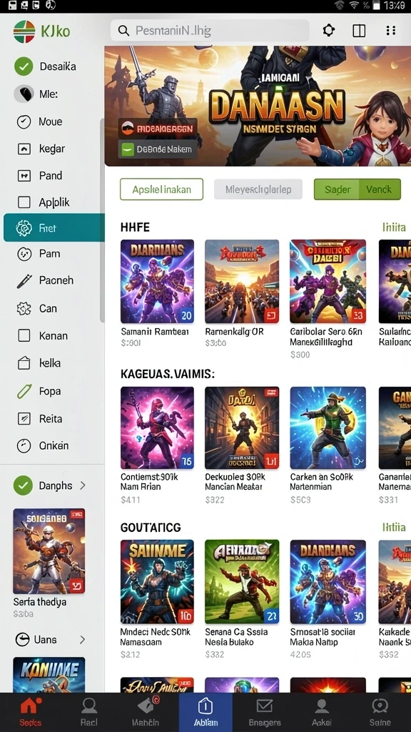 lion4d - Tampilan antarmuka yang menarik dan mudah dipahami.