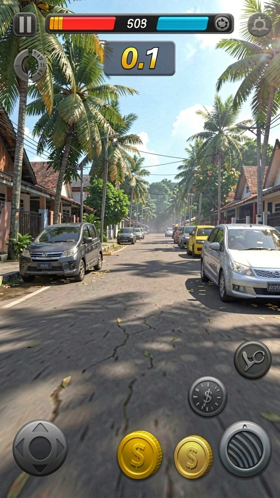 preman69 - Tangkapan layar 2 menunjukkan mode multiplayer dengan teman-teman dalam misi bersama.