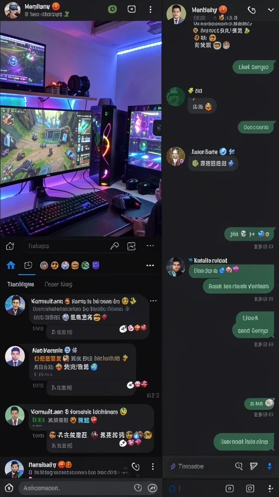 rpwin1 - Screenshot menampilkan tampilan karakter yang beragam.