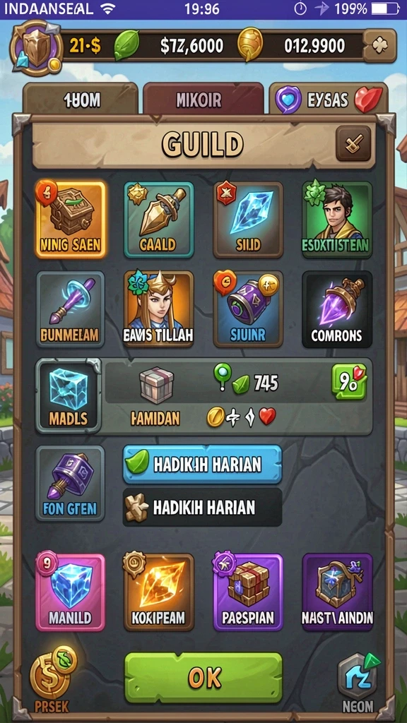 untunggo - Fitur tantangan harian yang seru dan menguntungkan.